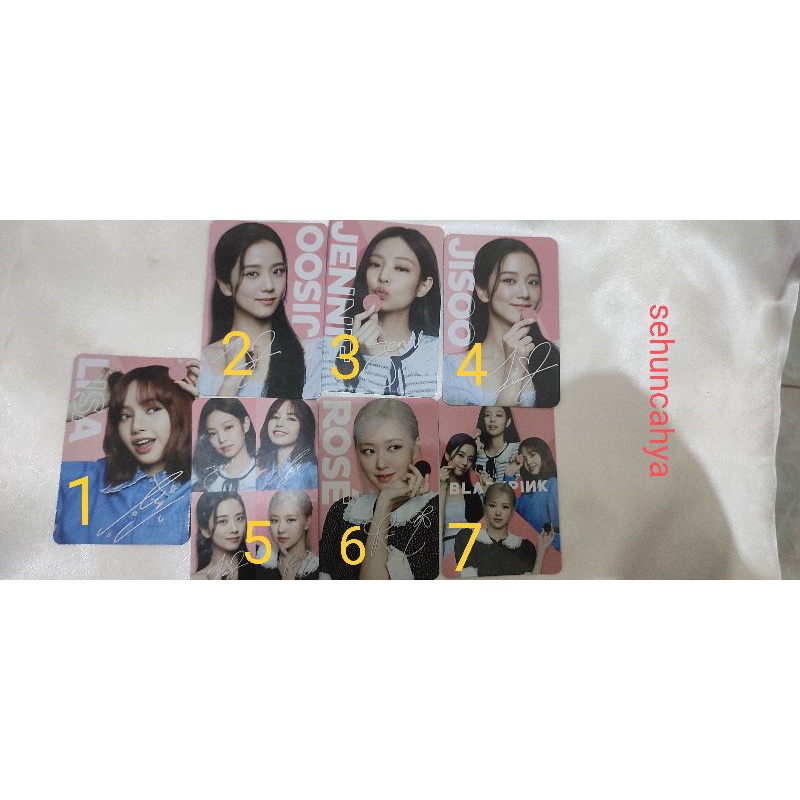 Jual Photocard Blackpink X Oreo Official Pc Only Bisa Shopee Live