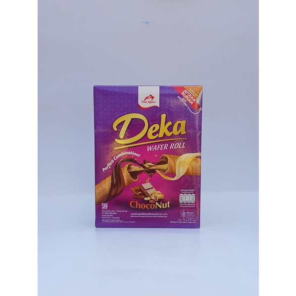 Jual Deka Wafer Roll Choco Nut Box Isi Rasa Cokelat Kacang