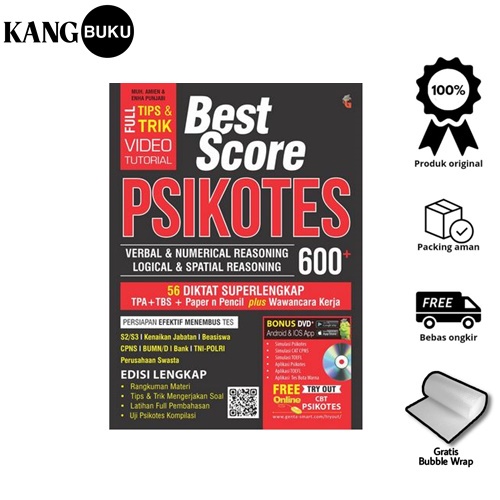 Jual Buku Tes Psikotes Best Score Psikotes Shopee Indonesia