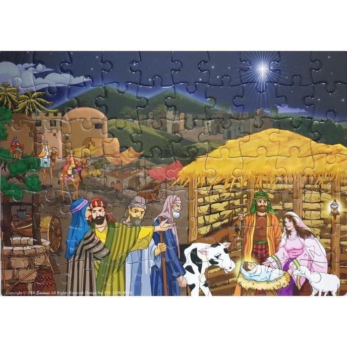 Jual Puzzle Rohani Kristen Kelahiran Yesus Shopee Indonesia 3494