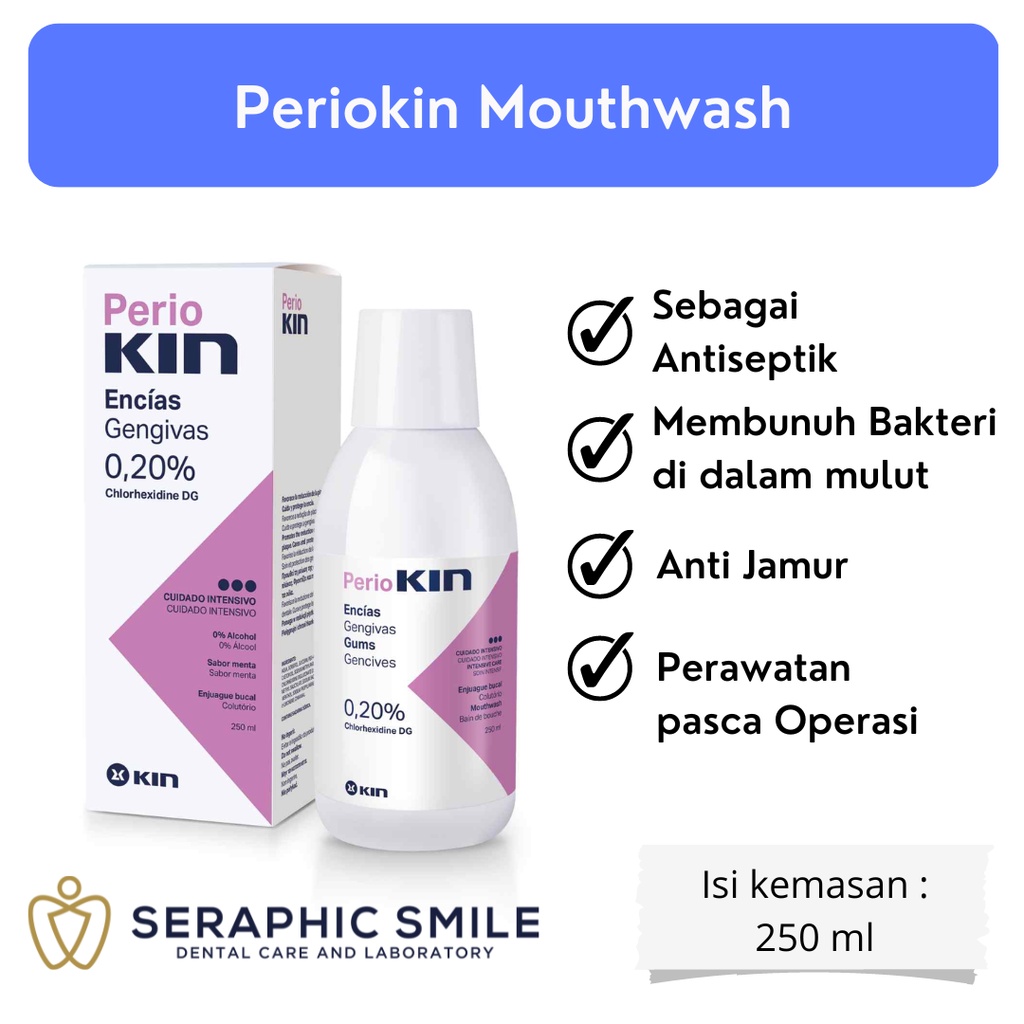 Jual Periokin Mouthwas Obat Kumur Gusi Berdarah Penyakit Gusi | Shopee ...