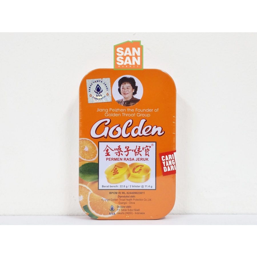Jual Golden Throat Permen Rasa Jeruk | Shopee Indonesia