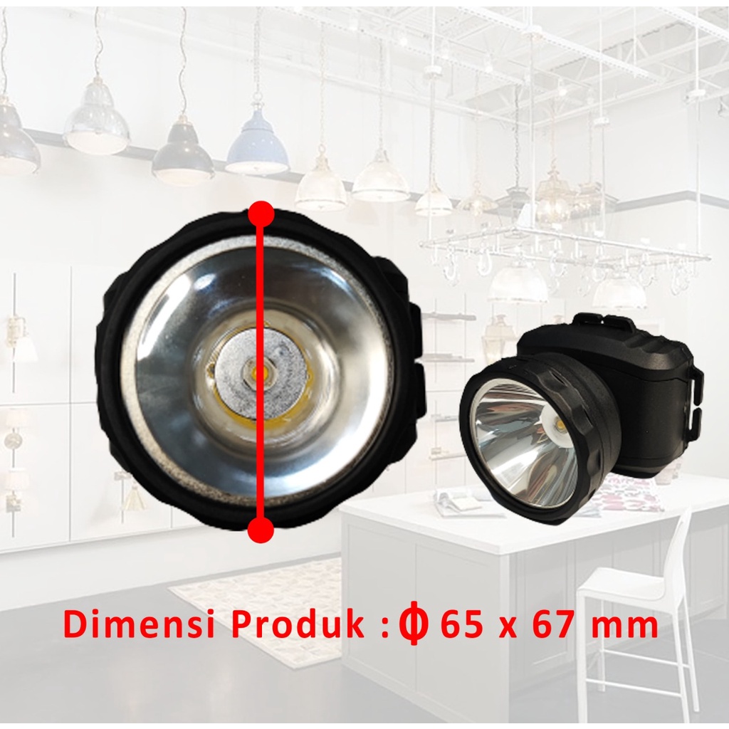 Jual SENTER KEPALA BATERAI AA 5WATT KD-905 MENGGUNAKAN LED CHIP 26 ...