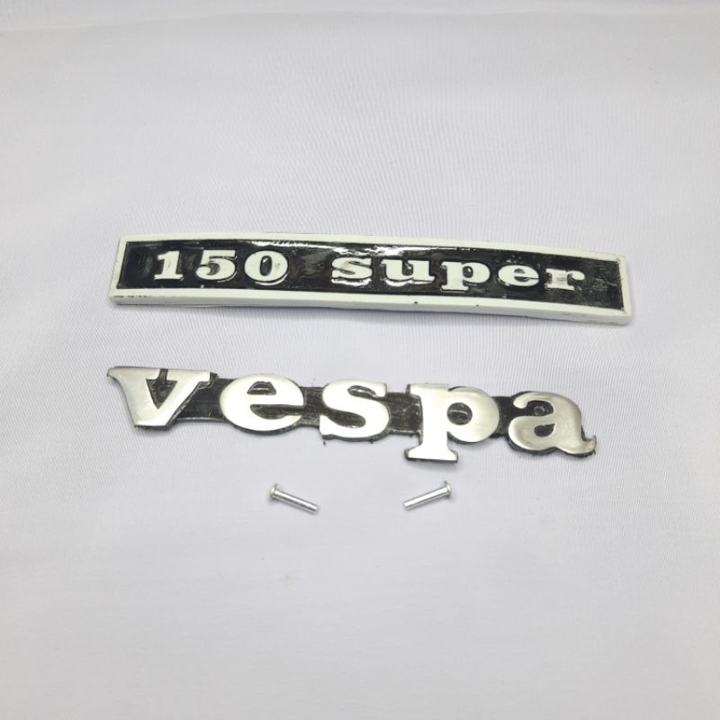 Jual Emblem Set Logo Vespa Super Balok Kualitas Bahan Bagus Shopee Indonesia