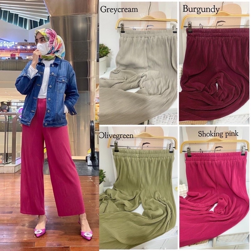 Jual KULOT LIDI // KULOT PLISKET // KULOT OVERSIZE | Shopee Indonesia