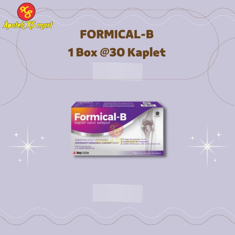 Jual FORMICAL B - MEMENUHI KEBUTUHAN KALSIUM IBU HAMIL DAN MENYUSUI ...