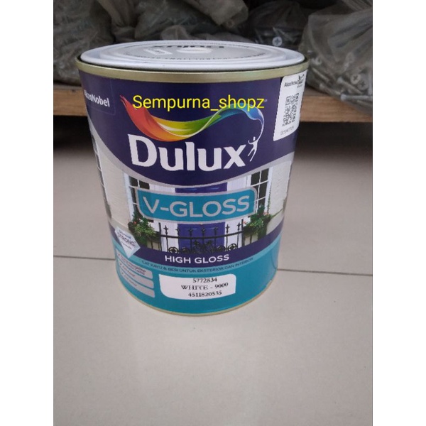 Jual Cat Minyak Kayu Dan Besi Interior Exterior Dulux V Gloss High Gloss 08 L Cat Kayu Besi 8973