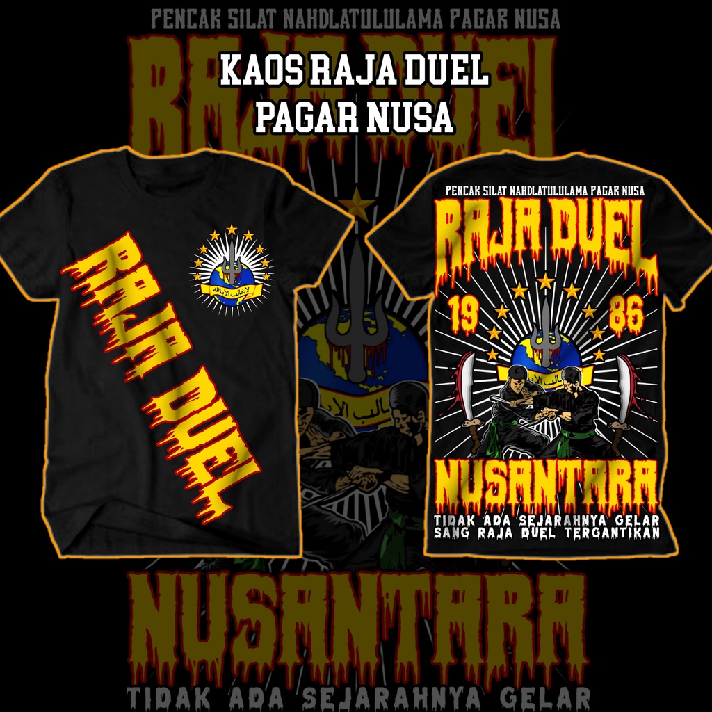 Jual T-SHIRT RAJA DUEL LAWASAN (A2 FULL PUNGGUNG) | Shopee Indonesia