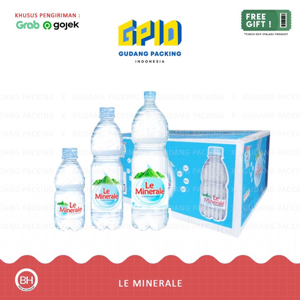 Jual Gosendgrab Le Minerale Air Mineral Botol 330 600 1500ml Shopee Indonesia 8911