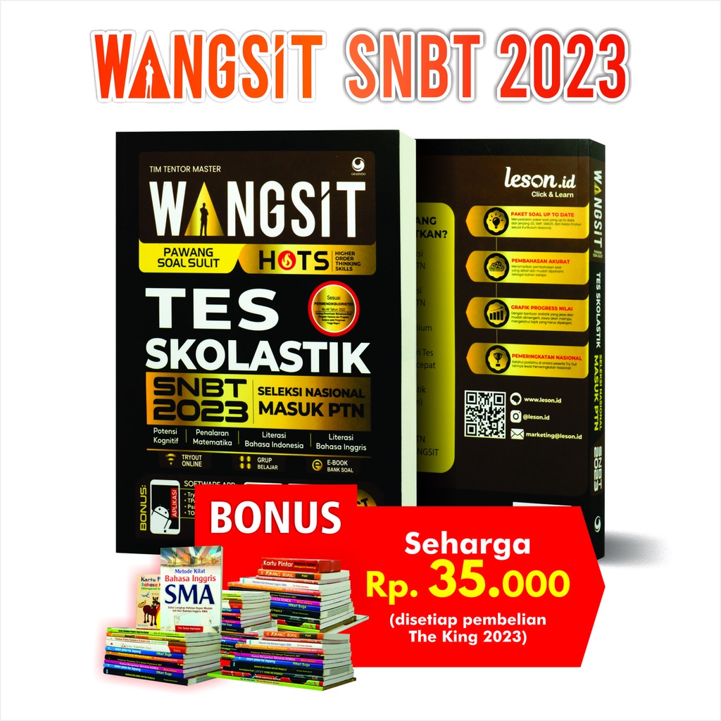 Jual Buku SNBT Wangsit Pawang Soal Sulit Tes Skolastik SNBT Seleksi Nasional Masuk