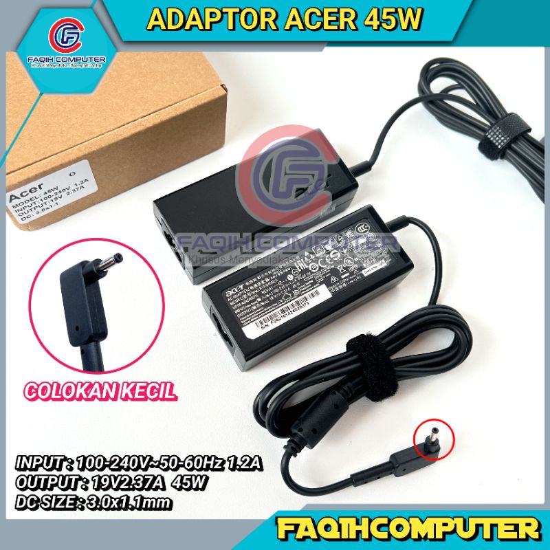 Jual Adaptor Charger Laptop Acer Travelmate P214 Series Model N19Q7 19V ...