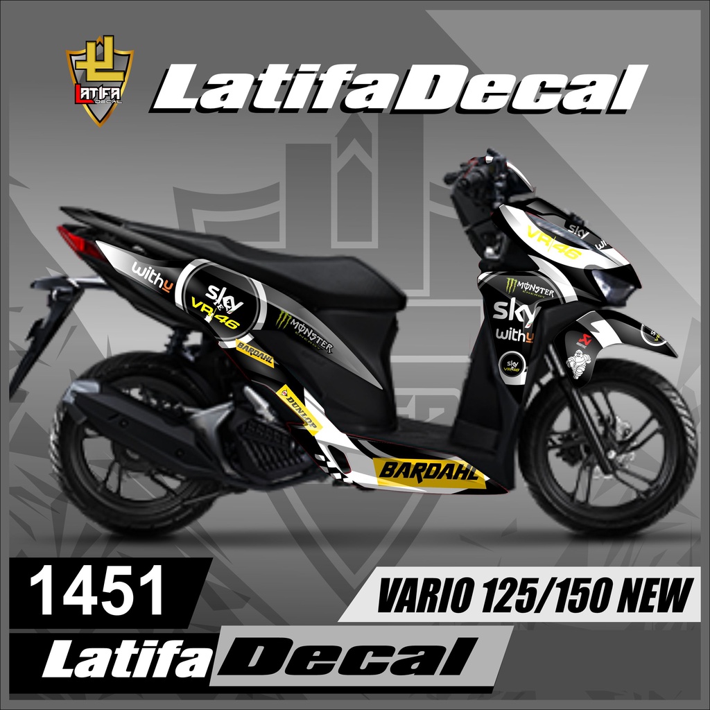 Jual Decal Sticker VARIO 125/150 NEW Full Body Stiker Skotlet VARIO