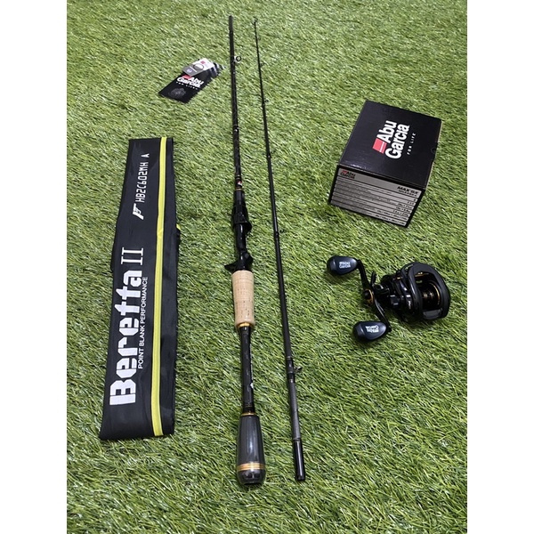Jual PAKET COMBO HEMAT ABU GARCIA BC HORNET BERETTA II DAN REEL
