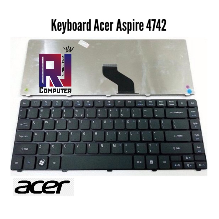 Jual KEYBOARD ACER ASPIPRE 4742 BLACK | Shopee Indonesia