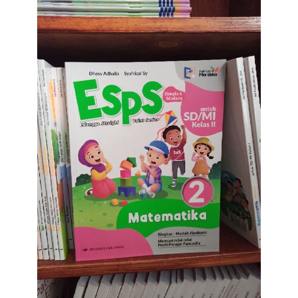 Jual Buku Esps Matematika Kelas 2 Sd Mi Erlangga Kurikulum Merdeka