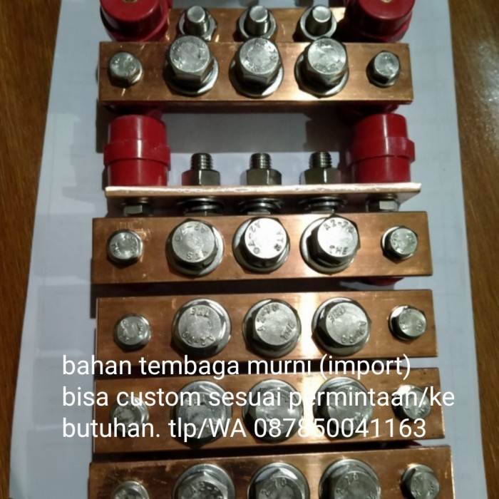 Jual Ins Busbar Tembaga 5Mm X 30Mm X 150Mm Busbar Grounding Tembaga