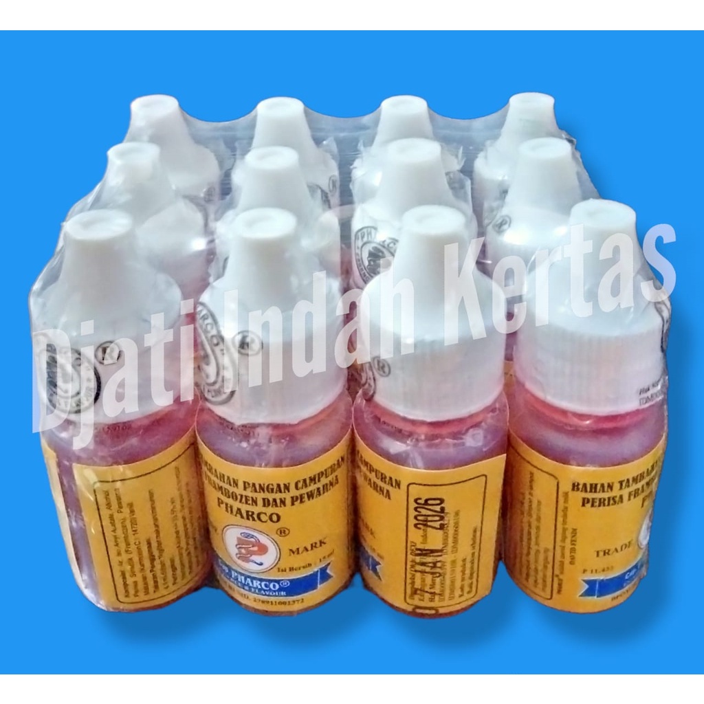 Jual Perisa & Pewarna Makanan Pharco Rasa Frambozen isi 12 botol ...