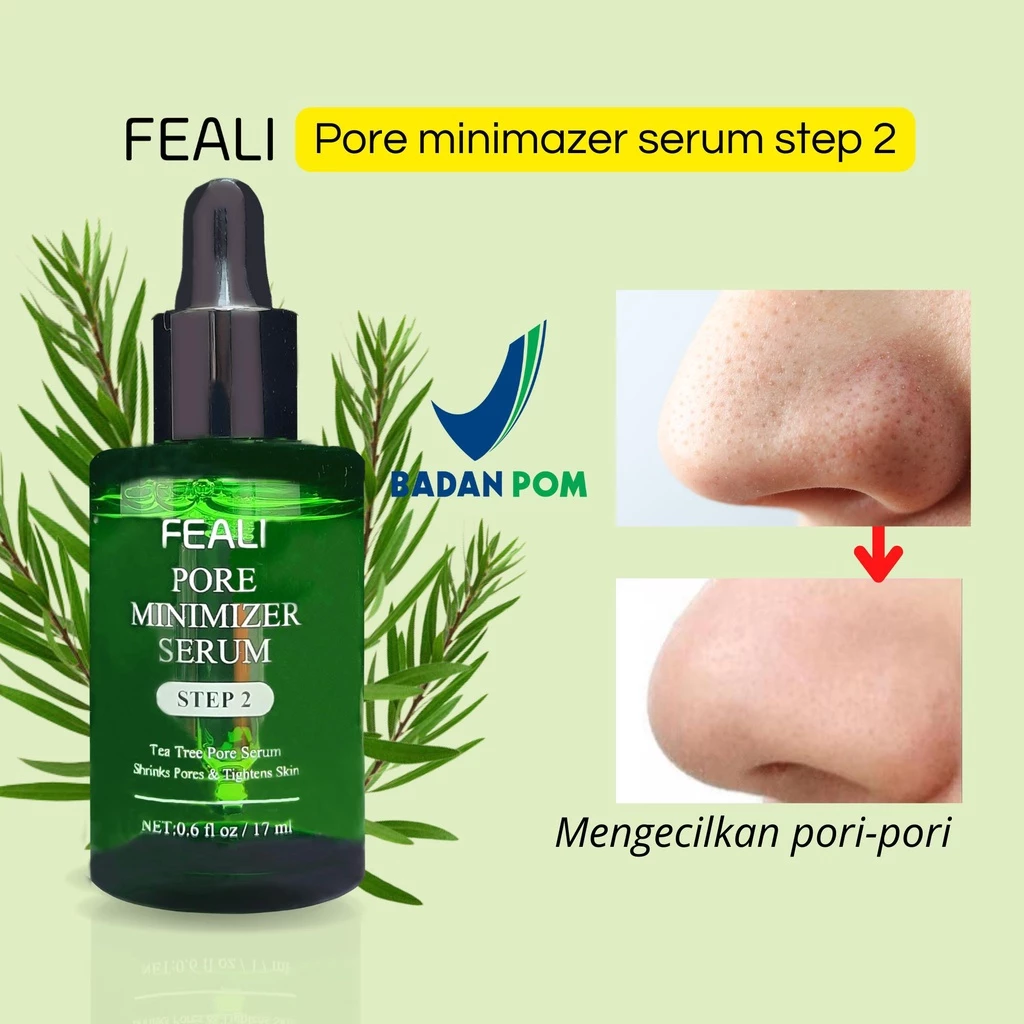 Hasil pemakaian Feali Pore Serum untuk mengecilkan pori-pori