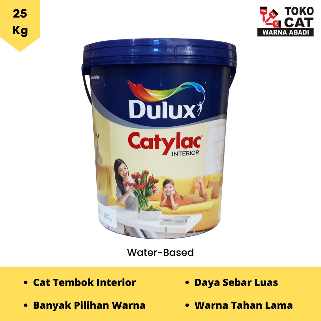 Jual CAT TEMBOK DULUX CATYLAC 25 KG | Shopee Indonesia