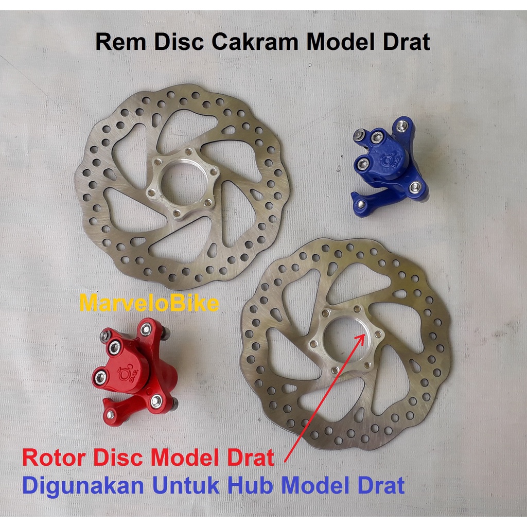 Jual Disc Brake Sepeda Rem Disc Cakram Sepeda Model Drat Ulir | Shopee ...