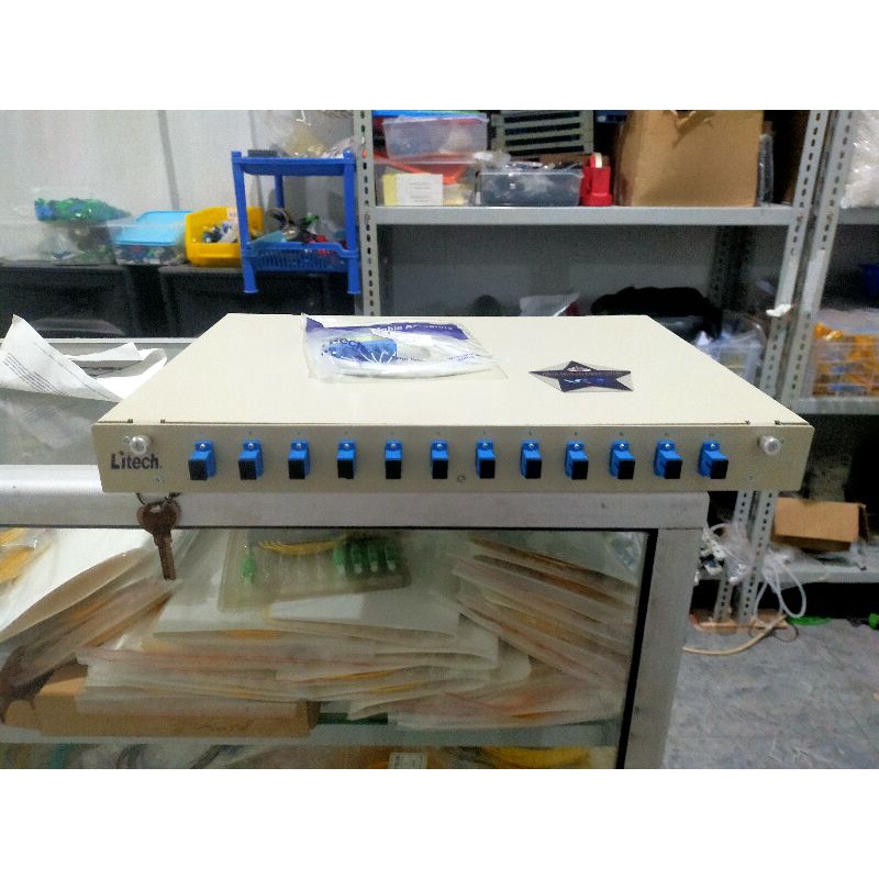 Jual otb 12 core litech lengkap SC upc | Shopee Indonesia