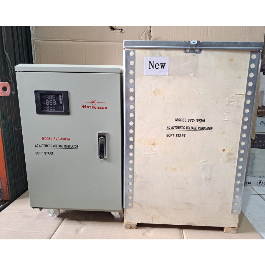 Jual Stabilizer SVC-10KVA Matsunaga 10.000 DIGITAL Stavol Penstabil ...