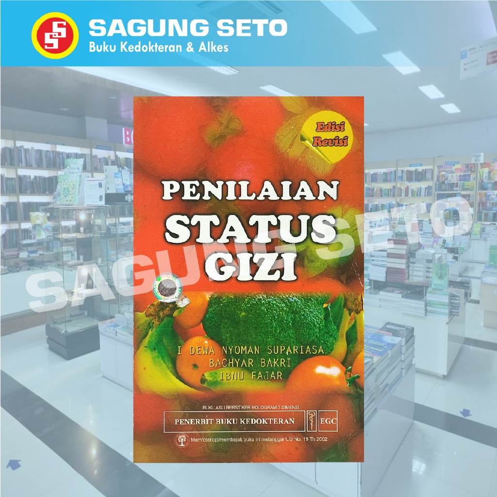 Jual BUKU PENILAIAN STATUS GIZI EDISI REVISI- I DEWA NYOMAN ...