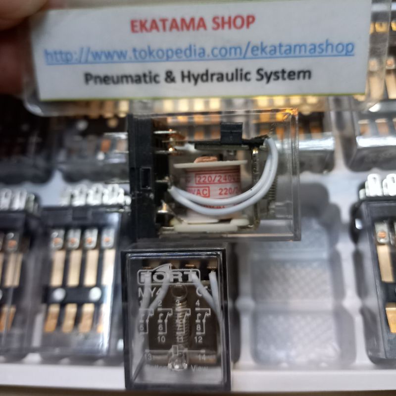 Jual Relay FORT MY4 220VAC | Shopee Indonesia
