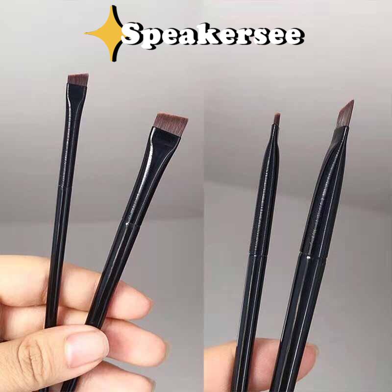 Jual Ready Stock Kuas Mac Alis Hitam Eyeliner Pen Eyebrow Brush Bahan