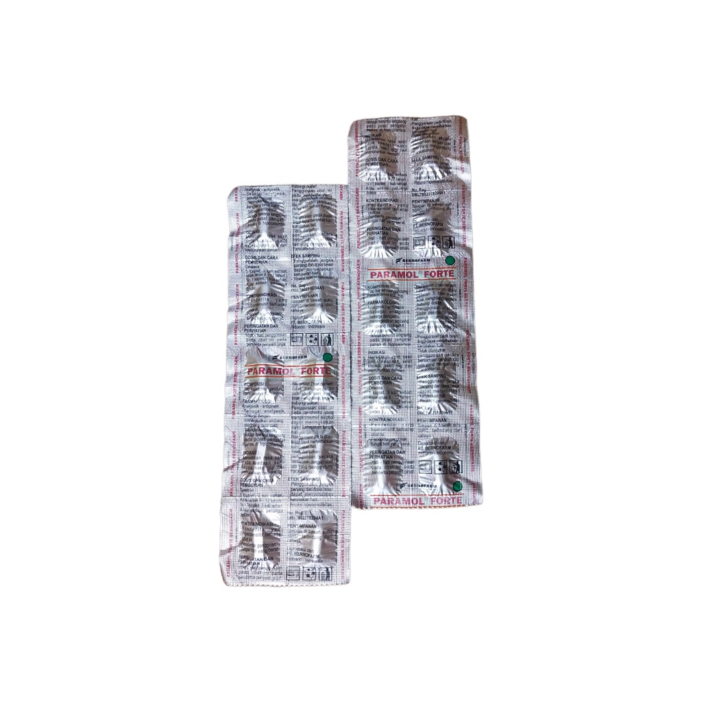 Jual Per Setrip Paramol Forte 600 Mg Berno | Shopee Indonesia