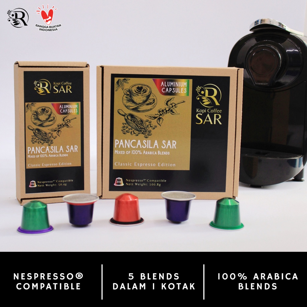 Jual Pancasila SAR Assorted Edition Full Arabica Blend Nespresso