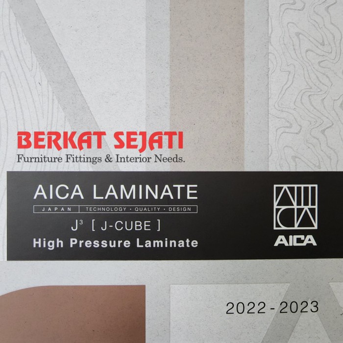 Jual Kat Buku Katalog Sample Hpl Aica Laminate International Asia Collection Shopee Indonesia