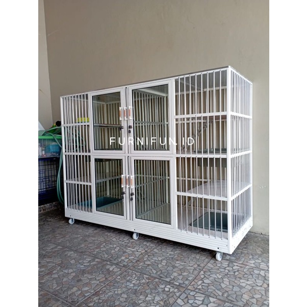 Jual Kandang Kucing Pintu Kandang Kucing Aluminium Murah Shopee Indonesia