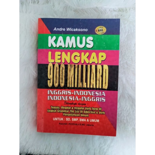 Jual Kamus Lengkap Bahasa Inggris 900 Miliard | Shopee Indonesia