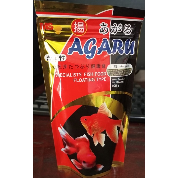 Jual %$%$%$%$] Pakan Koki AGARU 100gr Floating Type (Mengapung ...