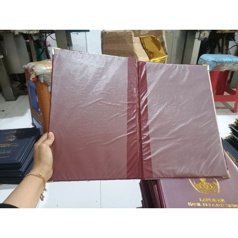 Jual MAP RAPORT IJAZAH SABLON BAHAN ASE/KULIT MITASI CUSTOM ISI 12 ...