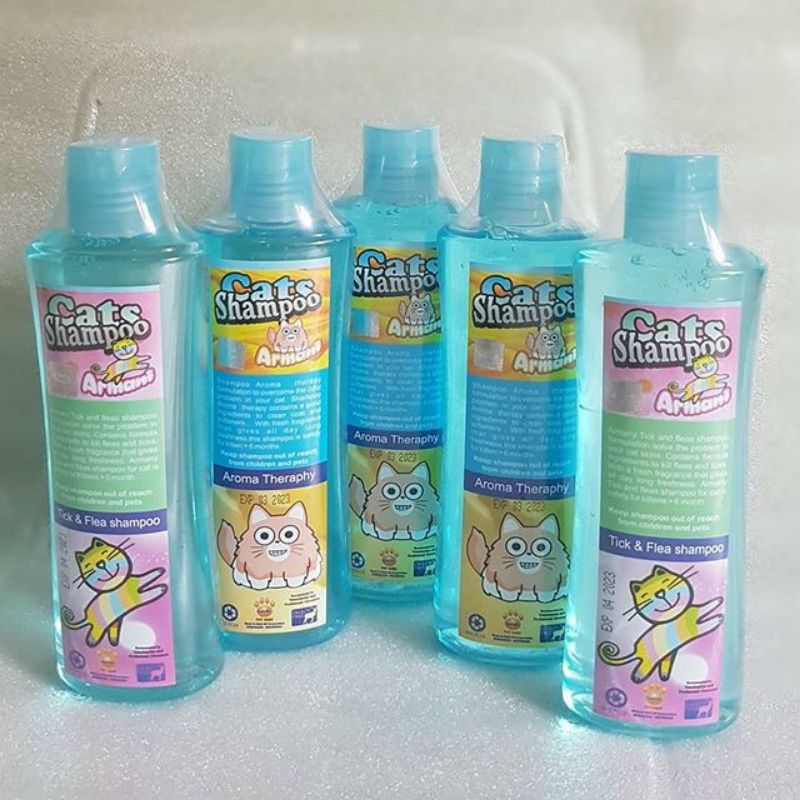 Shampo Kucing Armani Flea and Tick dan Aroma Therapy