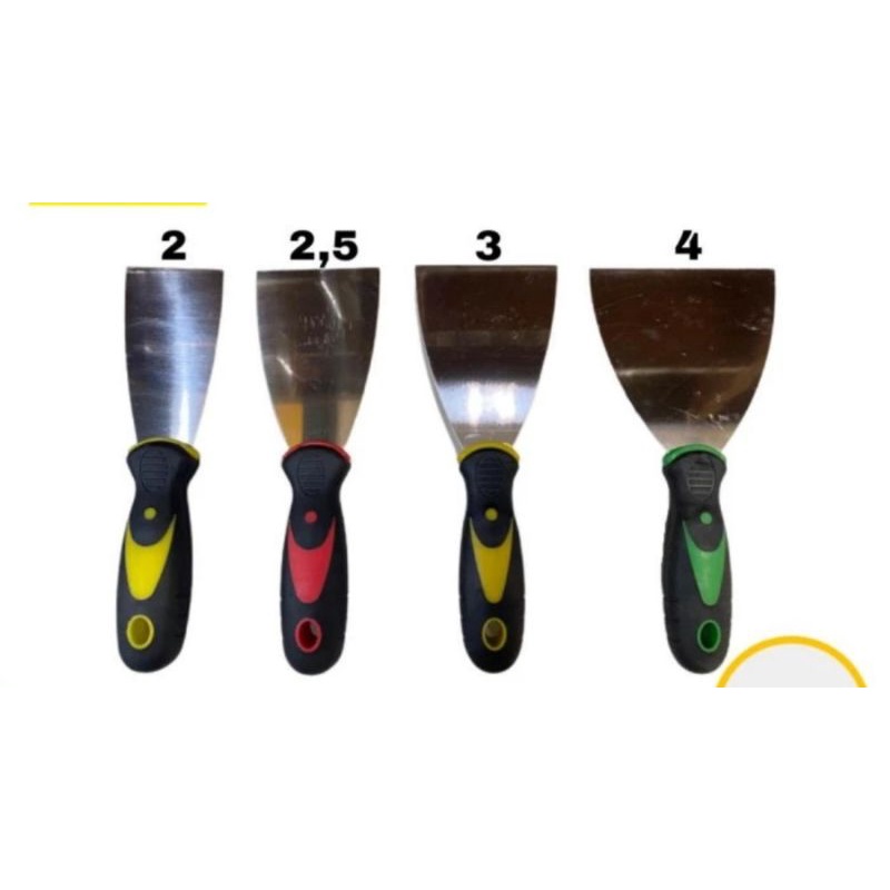 Jual Kape/Scrap/Spatula Untuk Teppanyaki/Martabak/Dempul Tembok @ 4 ...
