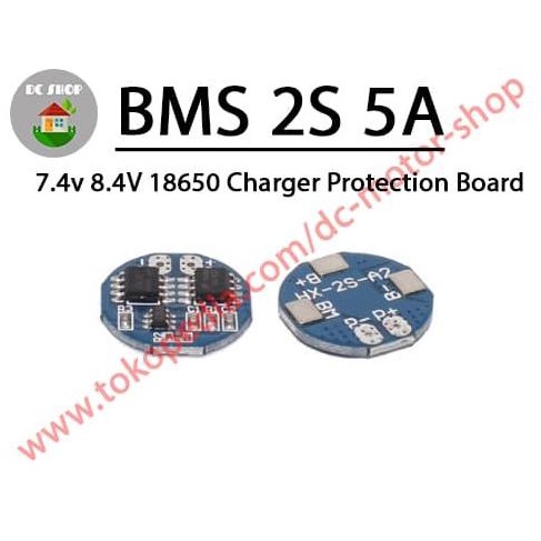 Jual Lithium Battery 18650 BMS 2S 5A Charger BMS Protection Board li ...