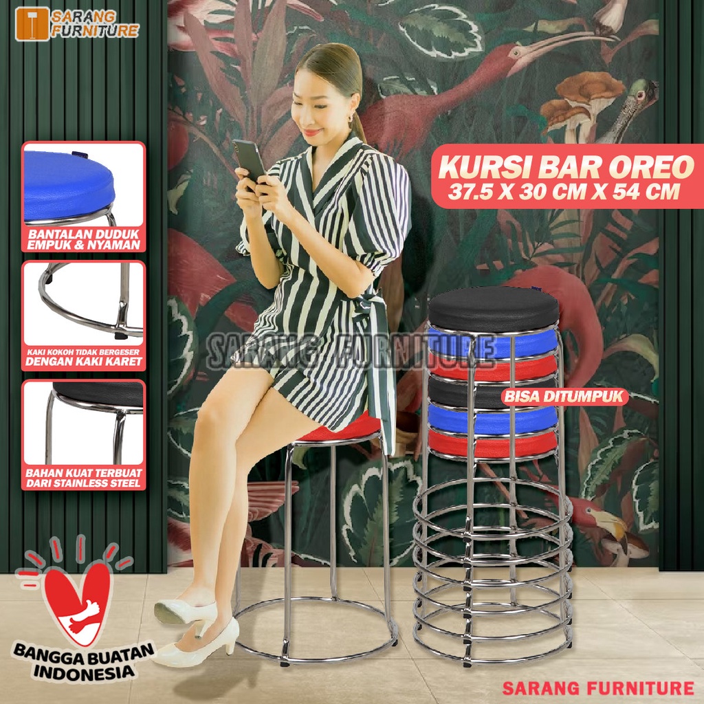 Jual Kursi Baso Oreo Besi Aveda Murah Kaki Besi Terbaru Kursi Bar Kursi