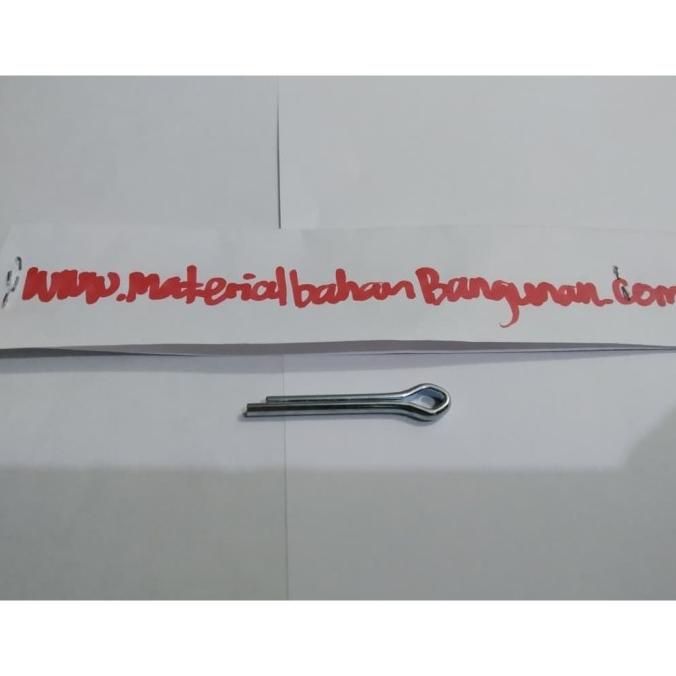 Jual Split Pin Diameter 4mm Panjang 1 inch Pasak Penahan Penjepit Pcs ...