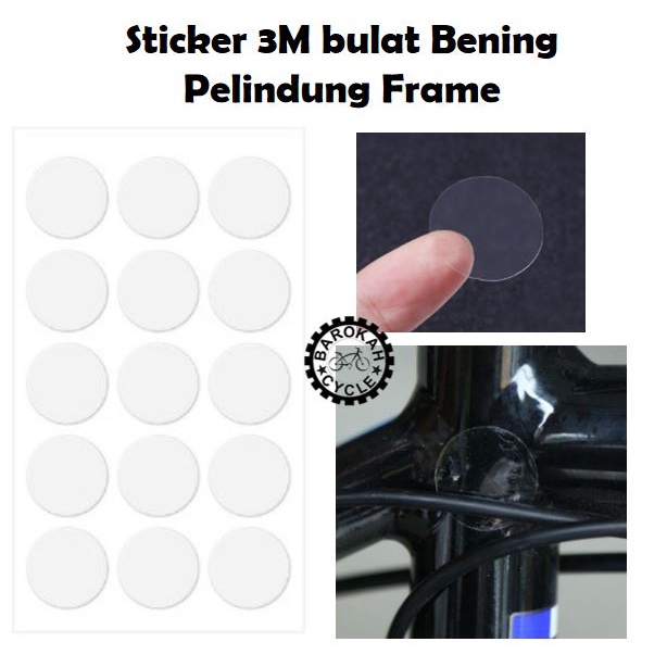 Jual Sticker 3M bulat Bening Pelindung Frame | Shopee Indonesia