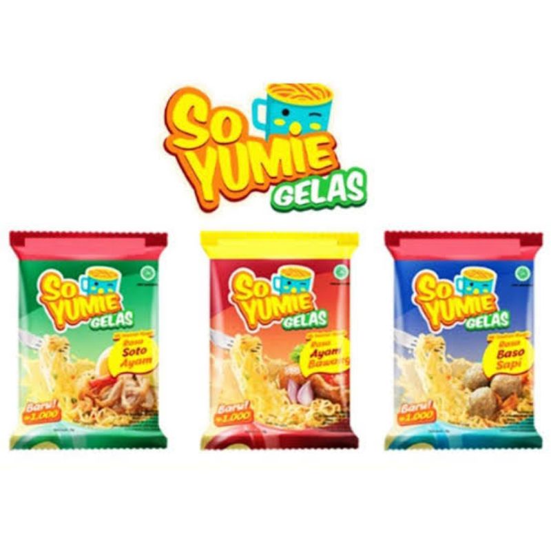 Jual So Yumie Mie Mi Gelas 30g 1 Renceng All Variant Shopee Indonesia