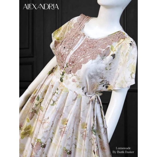 Jual Alexandria original butik daster lemonade L | Shopee Indonesia