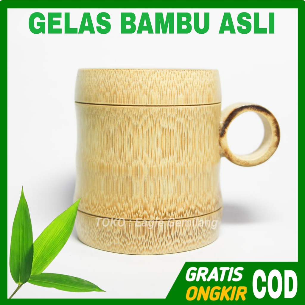 Jual Gelas Bambu Asli Shopee Indonesia 8987