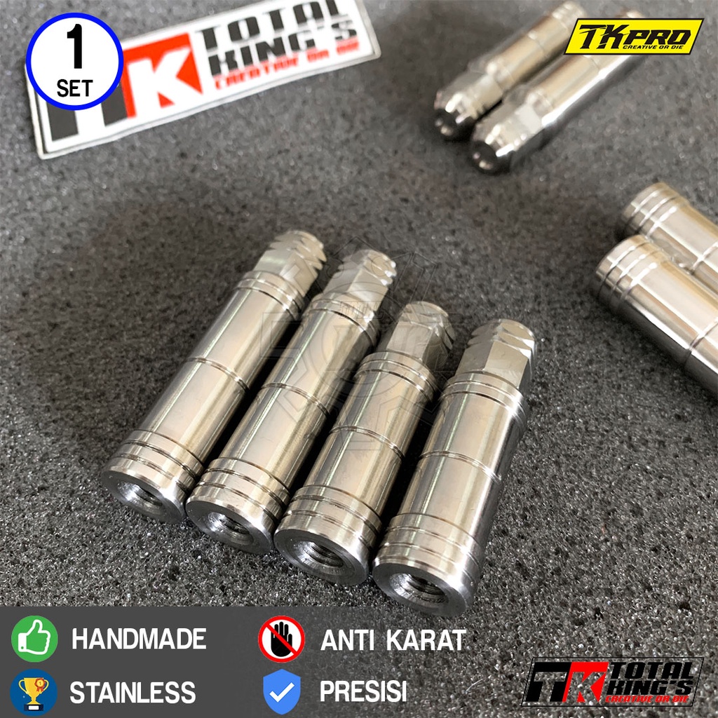 Jual MUR HEAD MURHEAD VARIASI RX KING RX K RXS CNC BY TKPRO 1set 4pcs ...