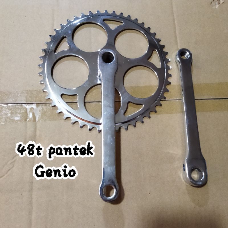 Jual Gir Tengah Gowesan Crank Sepeda T Genio Model Pantek Cp Besi Shopee Indonesia