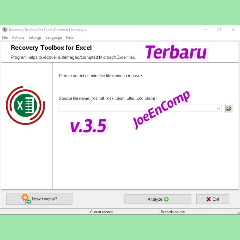 Jual recovery toolbox for excel 3 5 full version windows shopee