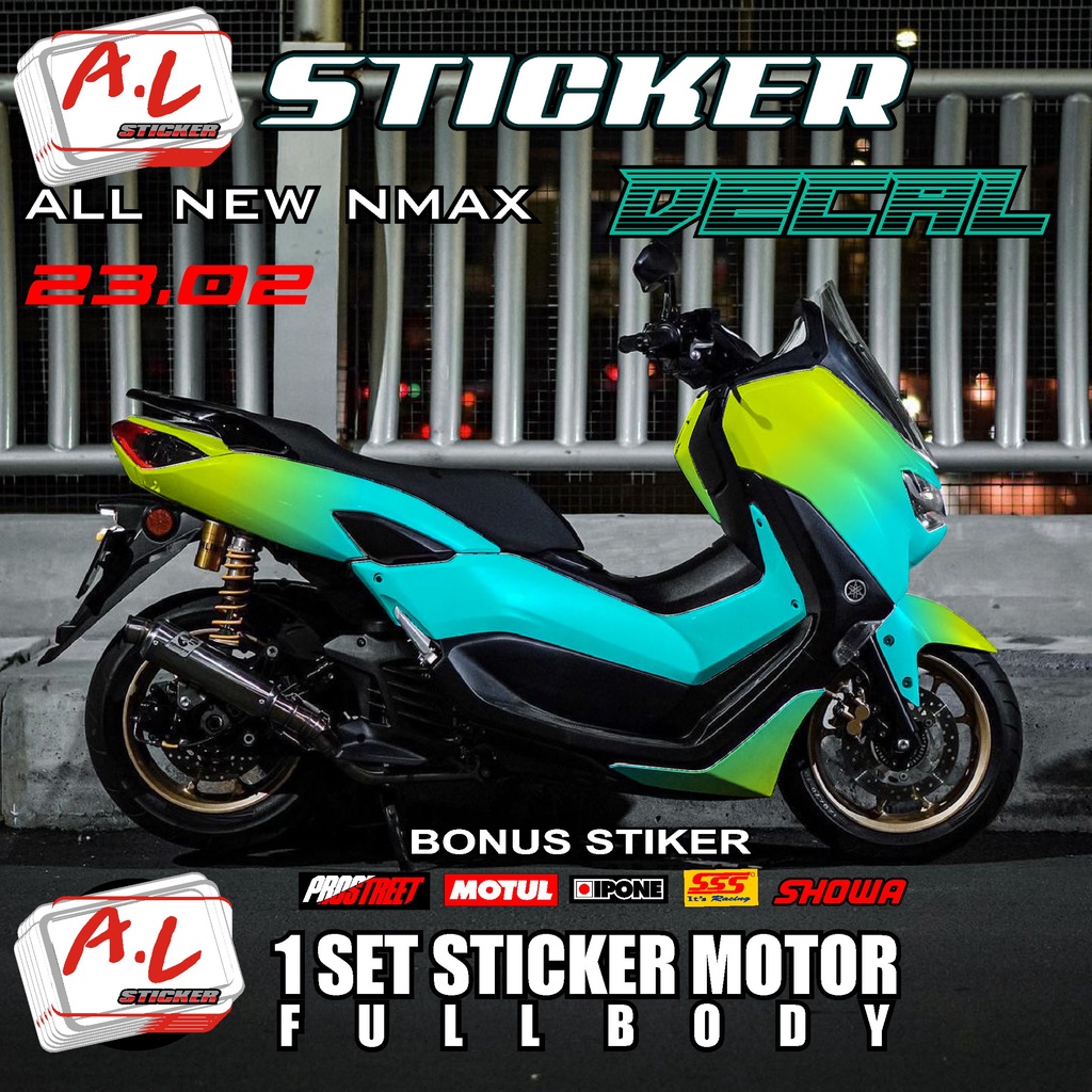 Jual Decal Dekal Sticker Nmax All New Nmax Full Body Bodi Terbaru Termurah Ter Keren Warna Viral