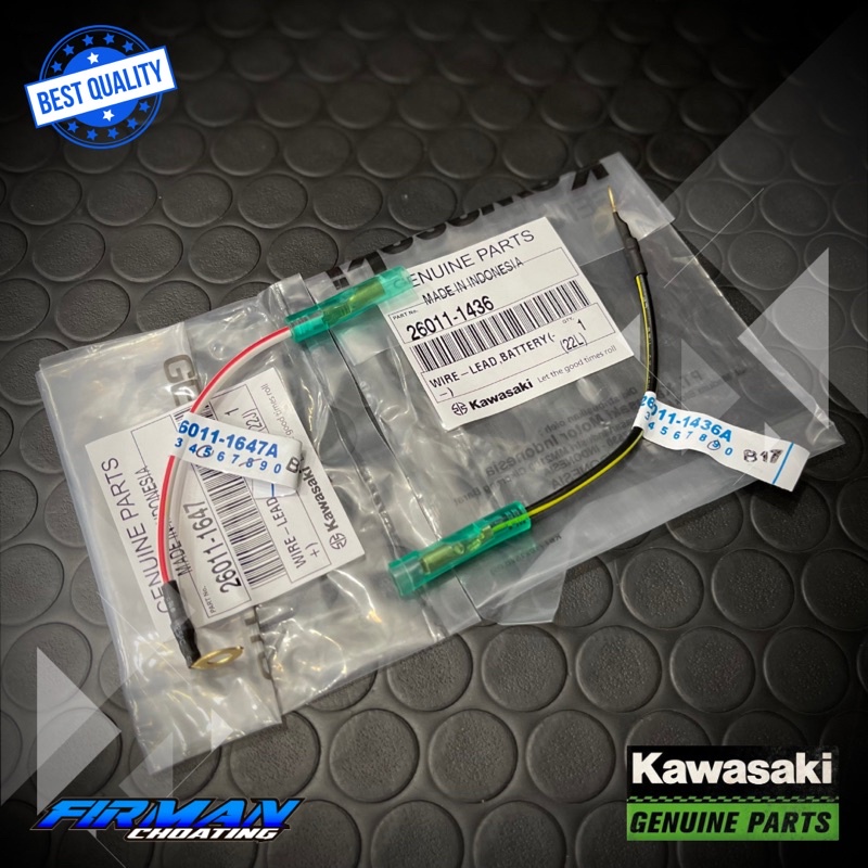 Jual KABEL AKI POSITIF NEGATIF WIRE LEAD BATTERY NINJA R RR SS ORIGINAL